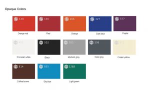 Opaque colors Acrylic sheet