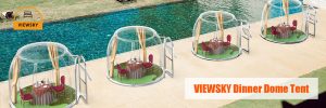 Geodesic dinner dome