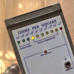 帯電気防止 ポリカーボネートのテスト