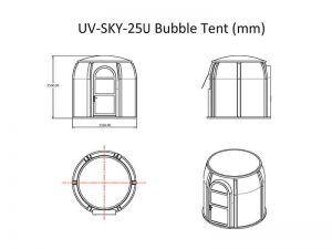 UV-SKY-25Uバブルテント